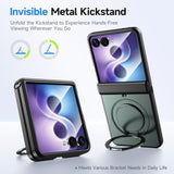 Samsung Galaxy Z Flip8 Kalebol 360 Degree Magnetic Ring Holder Case - Noco