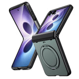 Samsung Galaxy Z Flip8 Kalebol 360 Degree Magnetic Ring Holder Case - Noco
