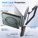 Samsung Galaxy Z Flip8 Kalebol 360 Degree Magnetic Ring Holder Case - Noco