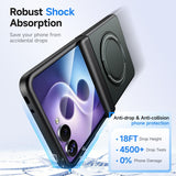 Samsung Galaxy Z Flip8 Kalebol 360 Degree Magnetic Ring Holder Case - Noco