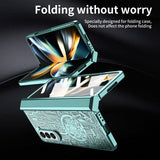 Samsung Galaxy Z Fold 5 Electroplated Mecha Cover with screen Protection - Noco