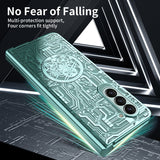 Samsung Galaxy Z Fold 5 Electroplated Mecha Cover with screen Protection - Noco