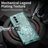 Samsung Galaxy Z Fold 5 Electroplated Mecha Cover with screen Protection - Noco