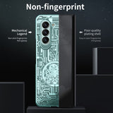 Samsung Galaxy Z Fold 5 Electroplated Mecha Cover with screen Protection - Noco