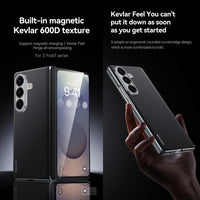 Samsung Galaxy Z Fold 7 SULADA Kevlar Series Shockproof Case with Built-in Magnetic Ring - Sulada
