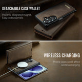 Samsung Z Fold8 Ultra CaseMe C49 Detachable Flip Cover RFID Protection Card Holder - Noco