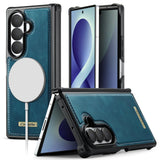 Samsung Z Fold8 Ultra CaseMe C69 Series Magnetic Leather Coated TPU Phone Cover - Noco