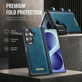 Samsung Z Fold8 Ultra CaseMe C69 Series Magnetic Leather Coated TPU Phone Cover - Noco