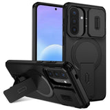 Samsung Galaxy A57 5G Rugged Case with Camera Slider | Mag Ring | Kickstand - Black - Noco