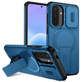 Samsung Galaxy A57 5G Rugged Case with Camera Slider | Mag Ring | Kickstand - Blue - Noco