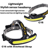 C16 XPE & COB Dual LED Sensor Headlamp | Smart Wave-Activated Floodlight - NOCO