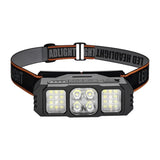 GY52 Dual Light Source LED Head Lamp | White Dual Lights Outdoor Headlight | Red Warning LEDD - NOCO