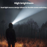 GY52 Dual Light Source LED Head Lamp | White Dual Lights Outdoor Headlight | Red Warning LEDD - NOCO
