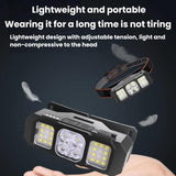 GY52 Dual Light Source LED Head Lamp | White Dual Lights Outdoor Headlight | Red Warning LEDD - NOCO