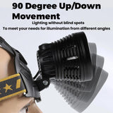 W644 Ultra-Bright XHP70 LED Headlamp | 7500mAh Rechargeable High-Power Fixed Focus Headlight - NOCO
