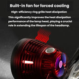 W644 Ultra-Bright XHP70 LED Headlamp | 7500mAh Rechargeable High-Power Fixed Focus Headlight - NOCO