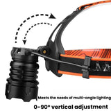 Telescopic Zoom High-Power LED Head Lamp | Adjustable Focus Long-Throw Outdoor Headlight - NOCO