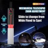 Telescopic Zoom High Power LED Torch | Rechargeable | Slide to Zoom - Noco