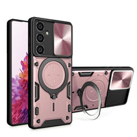 Samsung Galaxy S23 FE Camera Shield Cover with Metal Ring/Stand - Pink - Cover Noco