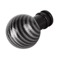 Carbon Fibre Texture Gear Shift Knob Metal Universal Fit - Cammus