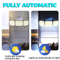 238 LED Solar Powered Motion Sensor Outdoor Light 3 x Lighting Modes Remote - Noco