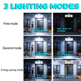 238 LED Solar Powered Motion Sensor Outdoor Light 3 x Lighting Modes Remote - Noco