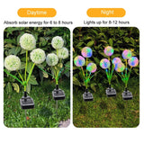 Solar Powered Dandelion Multi-colour LED Garden Light 3 Head - Noco