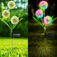 Solar Powered Dandelion Multi-colour LED Garden Light 3 Head - Noco