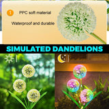 Solar Powered Dandelion Multi-colour LED Garden Light 3 Head - Noco