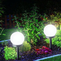 [2 PACK] Solar Powered Globe Lawn LED Light - Noco