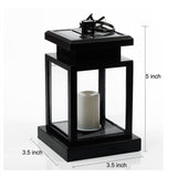 Solar Powered Retro Lantern Hanging Candle LED Light - Noco