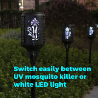 Solar Powered UV Mosquito Killer or White LED Garden Light - Noco