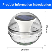 Solar Floating LED Globe Pool or Garden Light - Noco