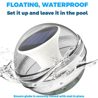 Solar Floating LED Globe Pool or Garden Light - Noco