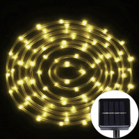 Solar Powered 5 Metre LED Rope Light Flexible Water Resistant - Warm White - Noco