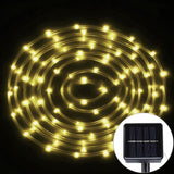 Solar Powered 5 Metre LED Rope Light Flexible Water Resistant - Warm White - Noco