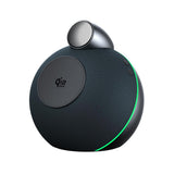 X16 Conch 3-in-1 Wireless Charging Station & 25W BT Speaker with Ambient Ring Light - Blue - Hopestar