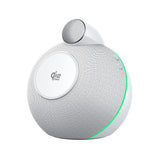 X16 Conch 3-in-1 Wireless Charging Station & 25W BT Speaker with Ambient Ring Light - Grey - Hopestar