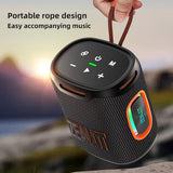 Zealot S122 25W Bluetooth Speaker LED Lights 6000mAh Rechargeable Battery - Black - Zealot