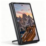 Samsung Galaxy Z Fold8 SUTENI G3 Carbon Fiber Texture Magnetic Case with Rotating Kickstand - Black - Noco