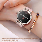 CF32 Women’s Smart Watch 1.27’’ Display Cycle Tracker 100 Sport Modes - Rose Gold - Noco