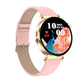 ET490 Womens Smart Watch Fitness Tracker 1.27in Display Sports Modes Music Control Alarms Notifications - Gold - QWatch