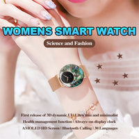 KM88 Womens Smart Watch 1.32’’ AMOLED Display AOD Wireless Calls - Noco