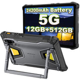 Ulefone Armor Pad 5 Pro 5G 12GB + 512GB RUGGED Tablet | Camping Light | 24200mAh Battery | 11’’ FHD+ Screen - Black - Ulefone