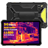 Ulefone Armor Pad 4 Ultra 5G Thermal Camera RUGGED Tablet 8 + 256GB 11800mAh Battery 10.36’’ 2K Screen - Black - Ulefone