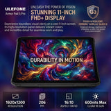 Ulefone Armor Pad 5 Ultra 5G 12GB + 512GB Rugged Tablet with Projector | Camping Light | 24200mAh Battery | 11’’ FHD+ Screen - Ulefone