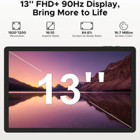 Doogee Tab E3 Pro 13’’ FHD + Tablet 11000mAh Battery 8GB RAM + 256GB Storage Android 15 - Doogee