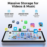 Doogee Tab G6 Tablet VIP Edition | 6GB + 256GB | 11’’ Display | Keyboard Mouse and Stylus - Doogee