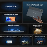 Doogee T30SE 4G Rugged Tablet 4GB RAM + 128GB 8580mA Battery 11’ Display - Doogee