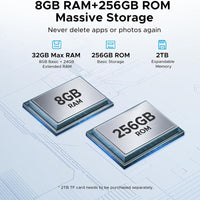 Doogee Tab E3 11’’ FHD + Tablet 8800mAh Battery 8GB RAM + 256GB Storage Android 15 - Doogee